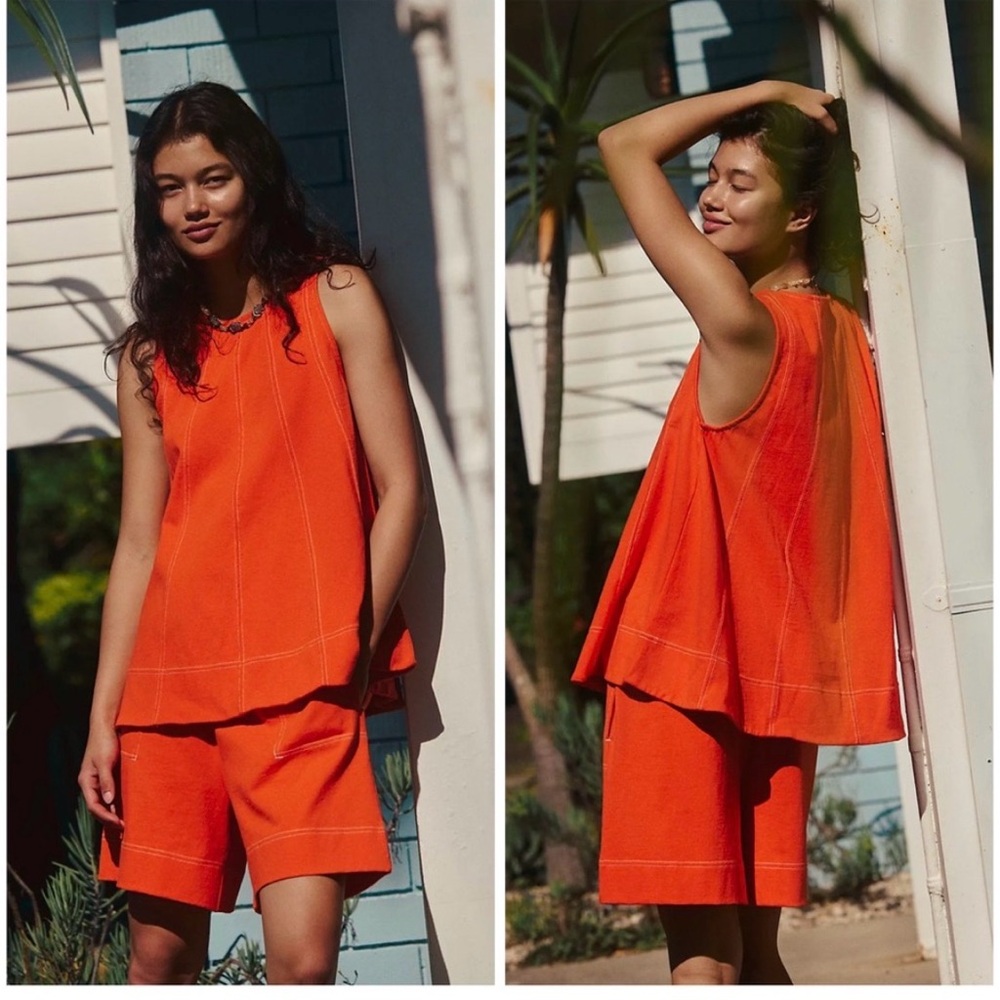 🧡🧡Free People Tangerine Tango Tank Top